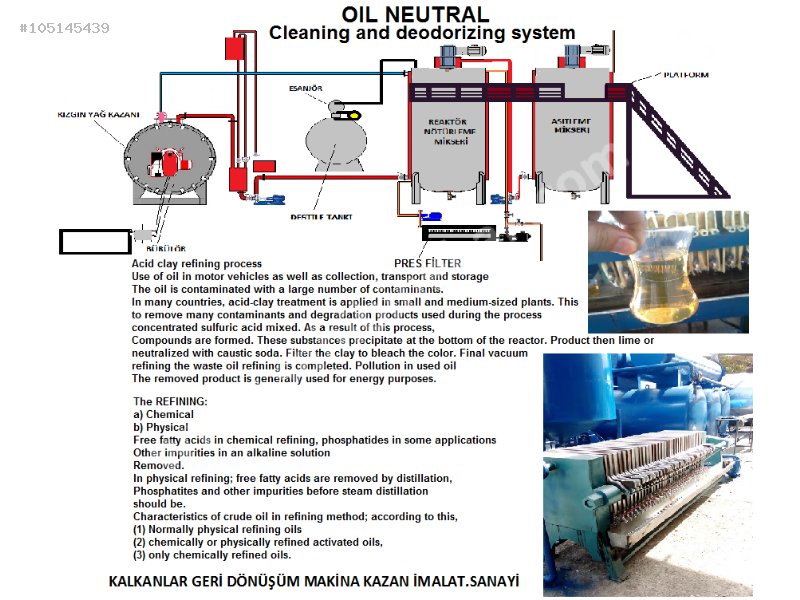 Waste motor oil cleaning machine