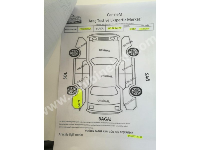 Sahibinden Satılık 2012 Model Ford Focus 1.0 GTDi Style - Benzin