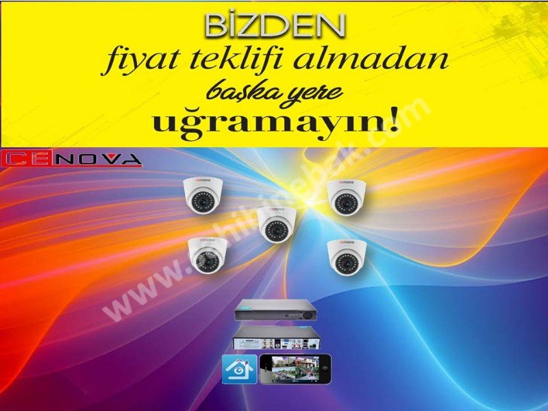 5'Lİ 2MP 1080P GECE GÖRÜŞLÜ KAMERA SİSTEMİ