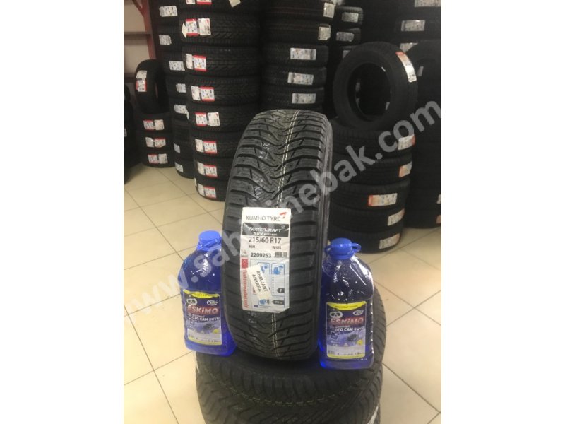 215/60R17 KUMHO 2018 TARİHLİ KIŞLIK LASTİK