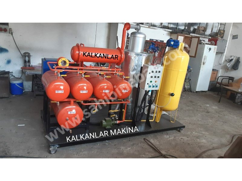 Atık Yağ Geri Dönüşüm Makinası kalkanlar.Fuel production from mini-used car oils