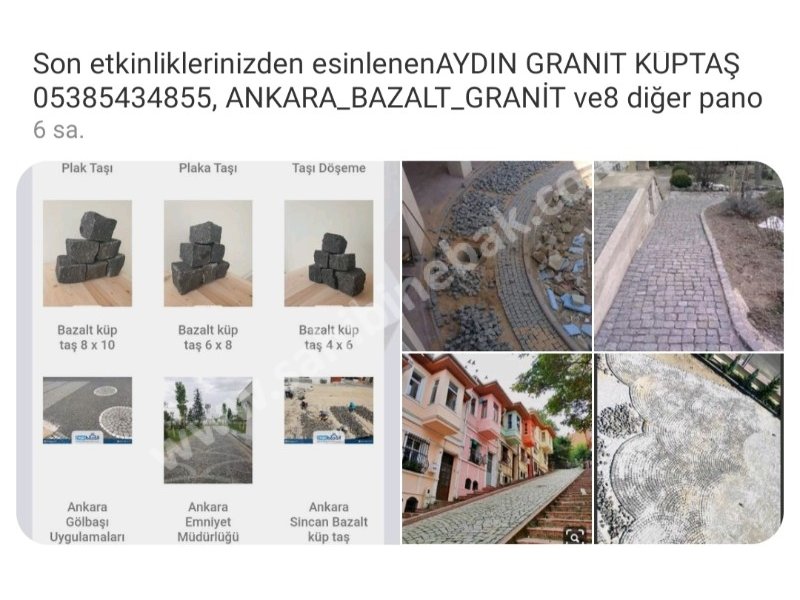 GRAND KÜPTAŞ GRANİT DİYARBAKIR BAZALT KÜPTAŞ