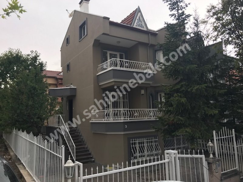 Ankara Çankaya Çayyolu İlko'da Bulvara Yakın Satılık 3+2 Müstakil Villa 280 m2