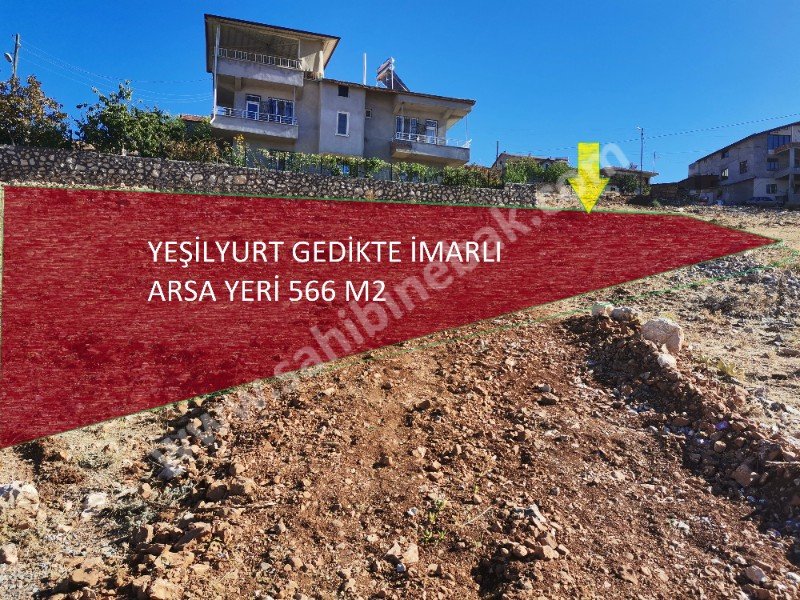 MALATYA TECDE GEDİKTE 3 KATA İMARLI ARSA 566 M2