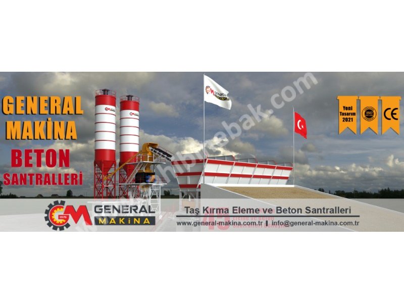 SABİT BETON SANTRALİ DİAMOND 60/GENERAL MAKİNA