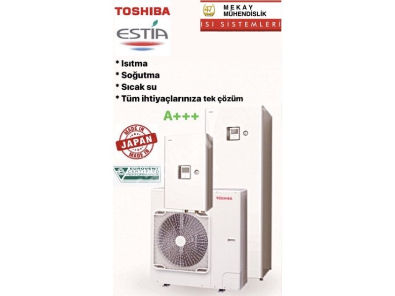 TOSHİBA ESTİA A+++16 KW SPLİT İNVERTER ISI POMPASI-MADE İN JAPAN