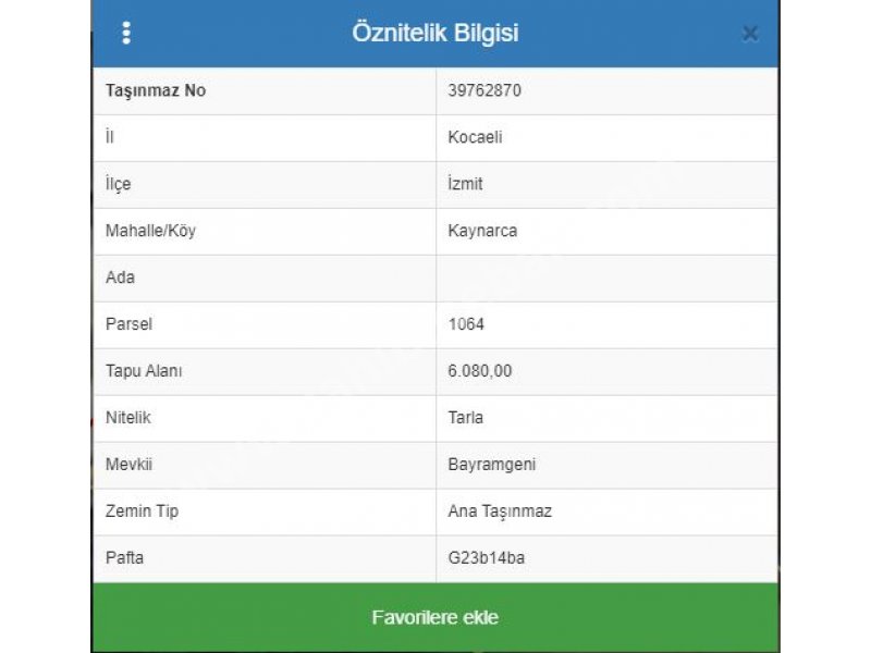 Asfalt Yola Cepheli İzmit Kaynarcada Daire-Araç Takaslı Arsa