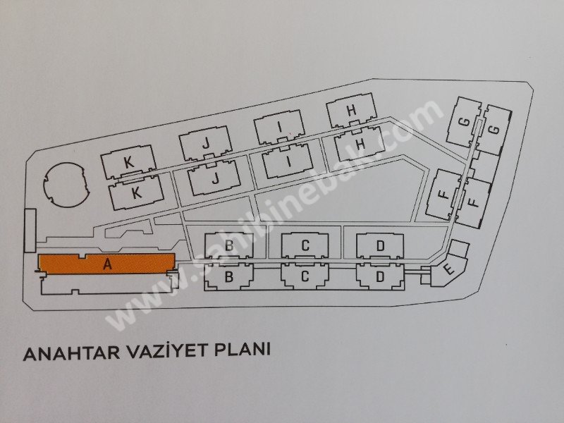 Antalya Konyaaltı Akkuyu Mah. Satılık 7. Kat 2+1 Daire 105 m2