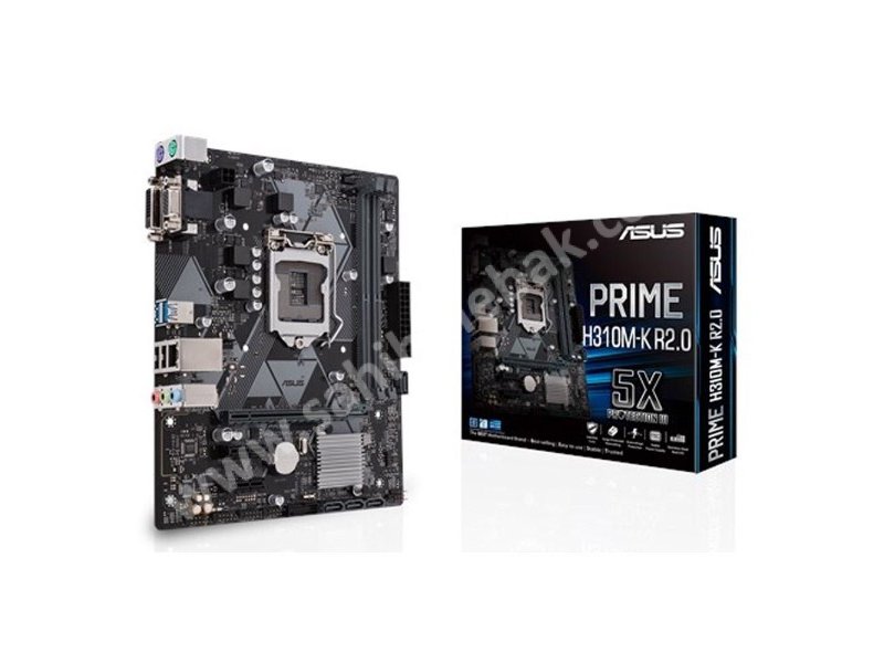 ASUS PRIME H310M-K R2.0 Intel 8.-9.Nesil 1151 DDR4