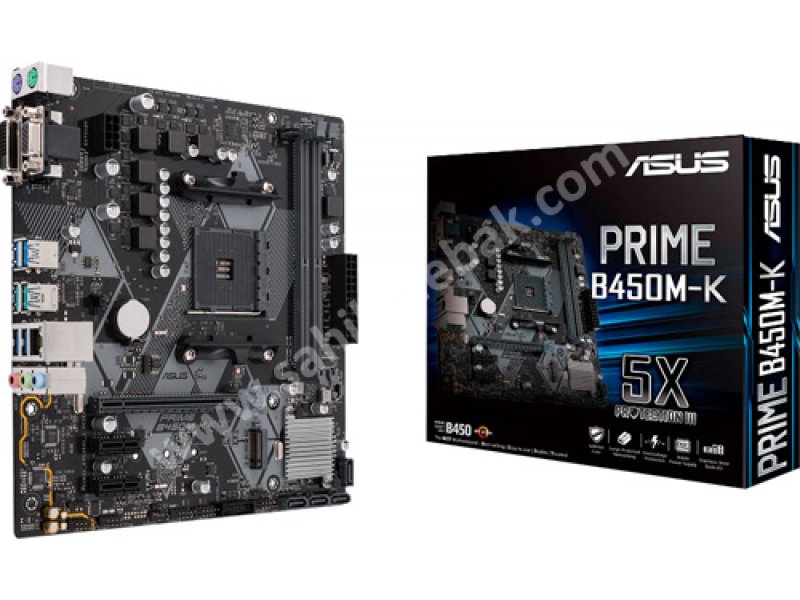 ASUS PRIME B450M-K II 4400 DDR4 DVI VGA M 2 AM4