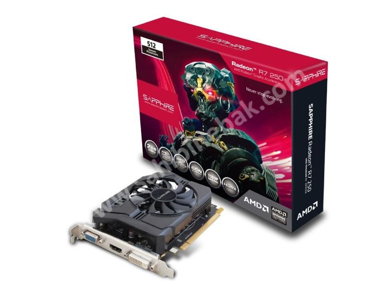 Sapphire R7 250 GDDR3 2GB Graphic Card