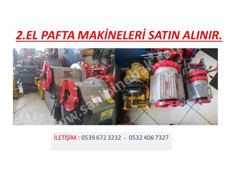 2.EL Pafta Makineleri Satın Alınır.