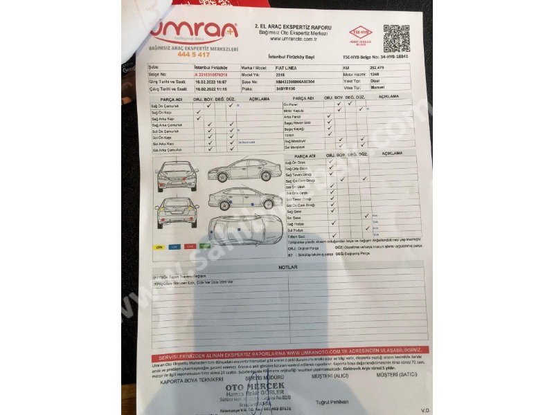 HASAR KAYITSIZ DEĞİŞENSİZ PİYASA DEĞERİNİN ALTINDA 1.3 Multijet dizel Mood paket