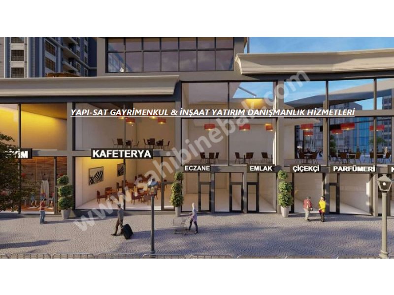 ESENLER MENDERES MAH. DÖRTYAKA DÖRTYOL MEYDAN'DA FARKLI m²'DE KİRALIK DÜKKANLAR