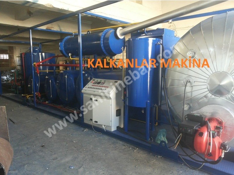 Small waste car oil distillation machine making kalkanlar makina