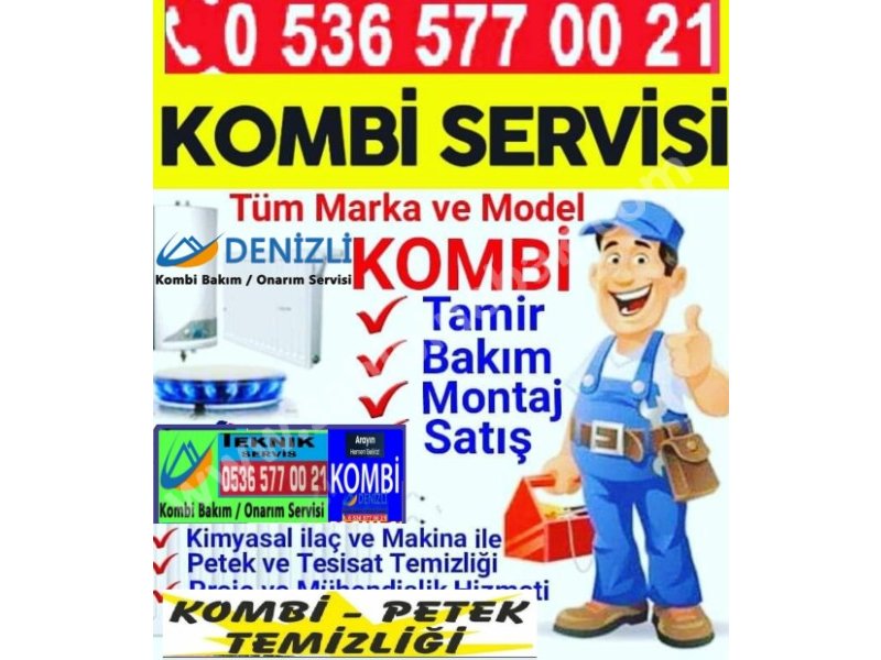 Honaz Kombi Bakımı, Honaz Kombi Servisi