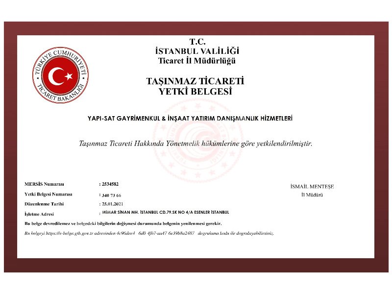 ESENLER DÖRTYOL CADDE YATIRIMLIK FIRSAT SATILIK 1.KAT 3+1 DAİRE 150 M2