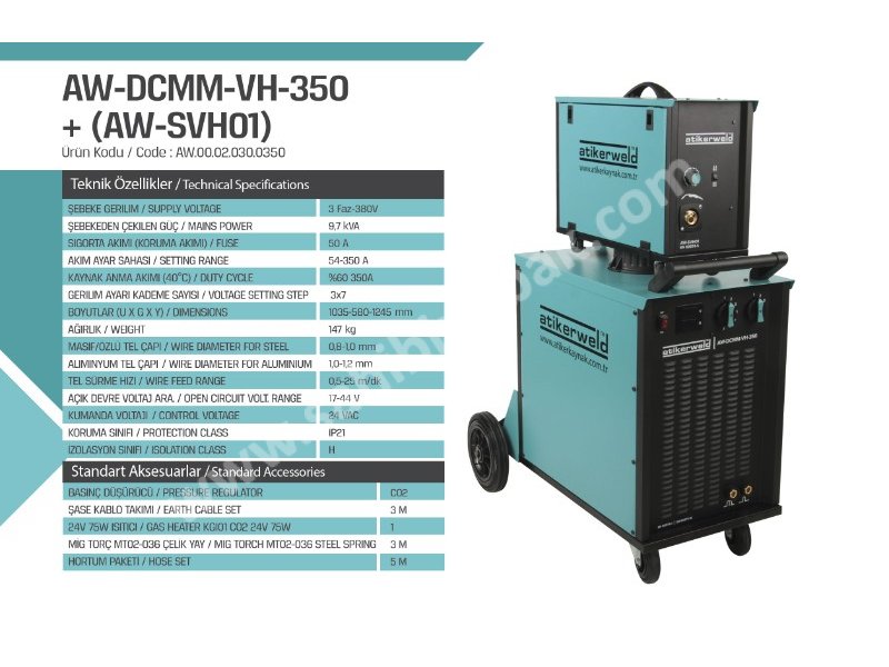 350 Amp Mıg Mag Çantalı Gaz Altı Kaynak Makinesi- Welding