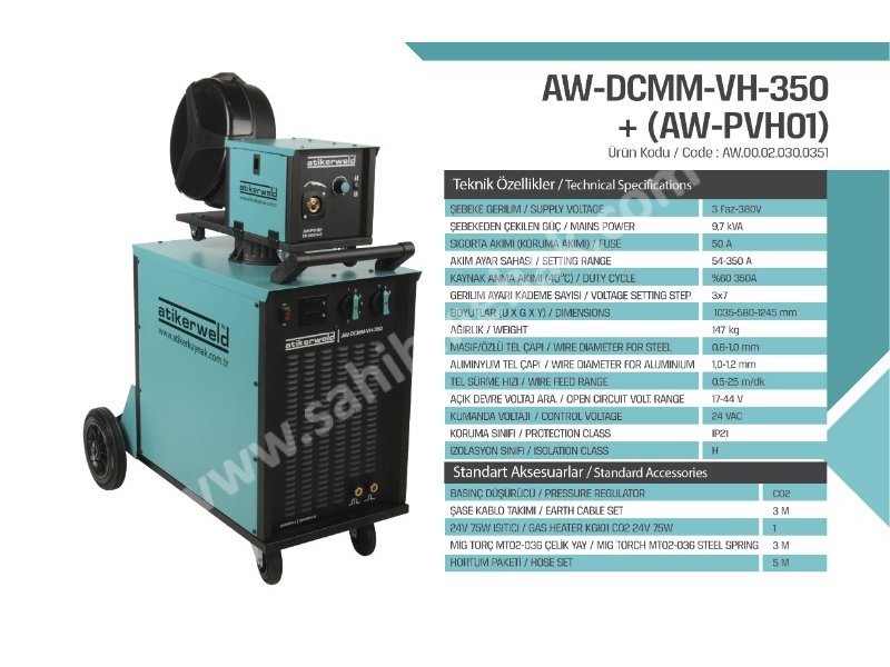 350 Amp Mıg Mag Çantalı Gaz Altı Kaynak Makinesi- Welding