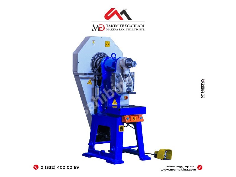 20 Ton Pnömatik Kavrama Angrenajlı Eksantrik Pres - Eccentric Press