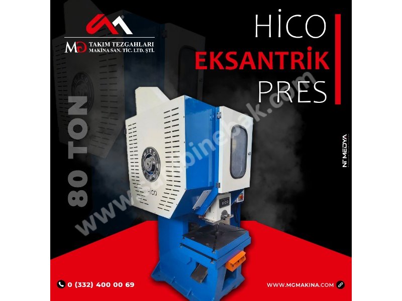 80 Ton Hico Eksantrik Pres - Eccentric Press