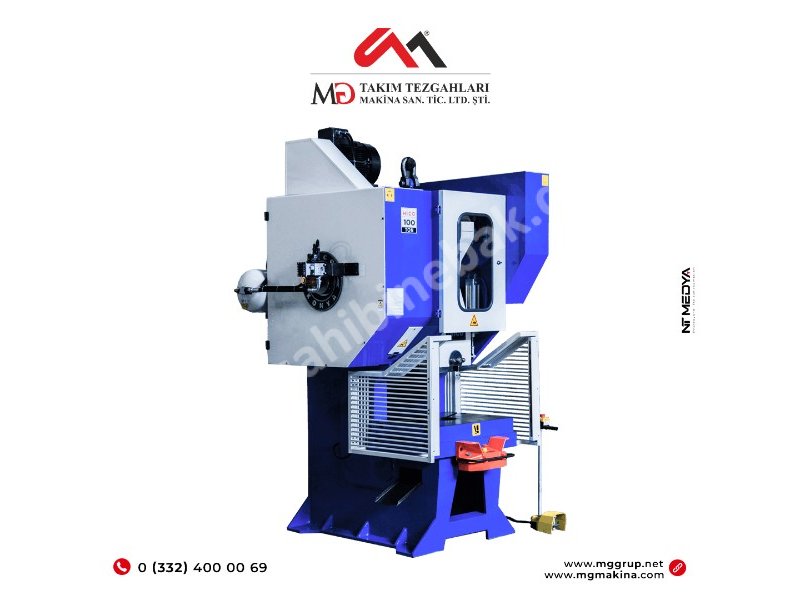 100 Ton Pnömatik Kavrama Angrenajlı Eksantrik Pres - Eccentric Press