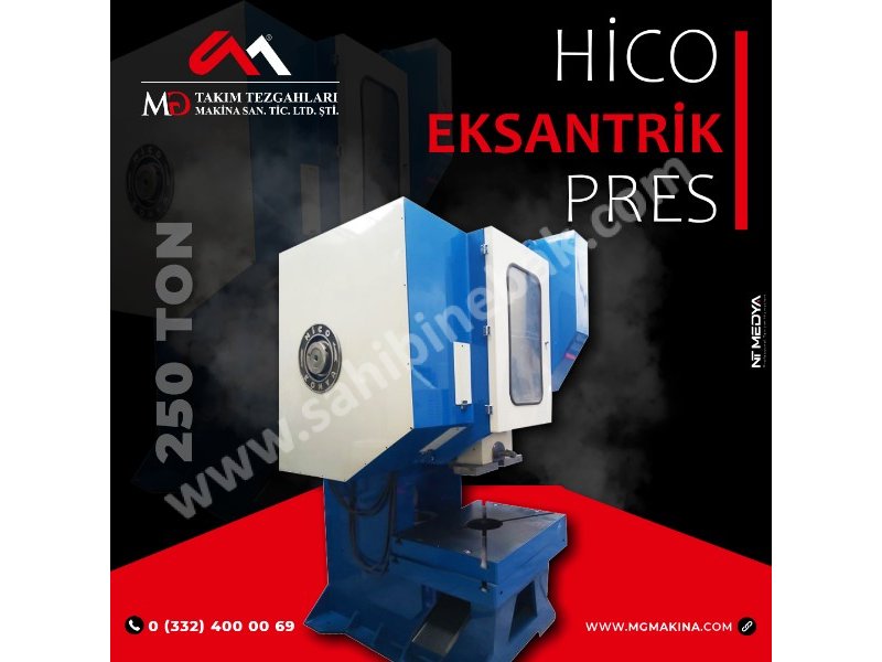 250 Ton Hico Eksantrik Pres - Eccentric Press
