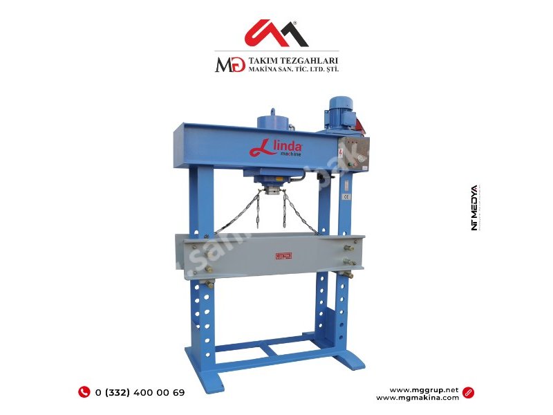 150 Ton Kollu Motorlu Hidrolik Atölye Presi - Hydraulic Workshop Press