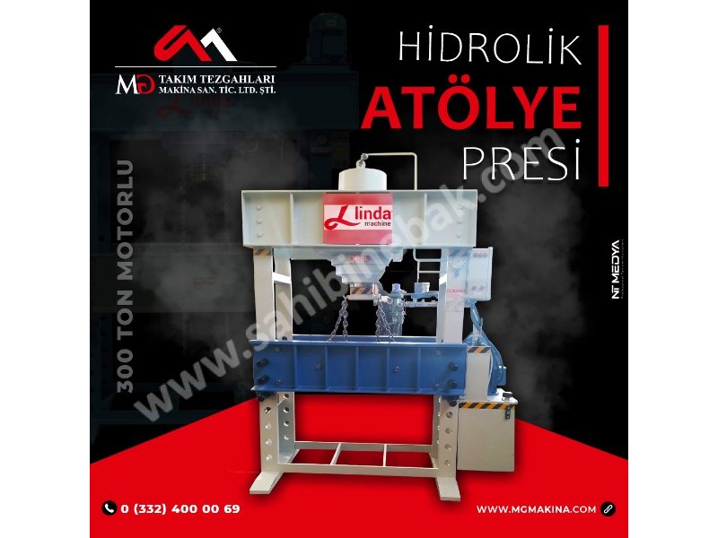 300 Ton Motorlu Hidrolik Atölye Presi  - Hydraulic Workshop Press