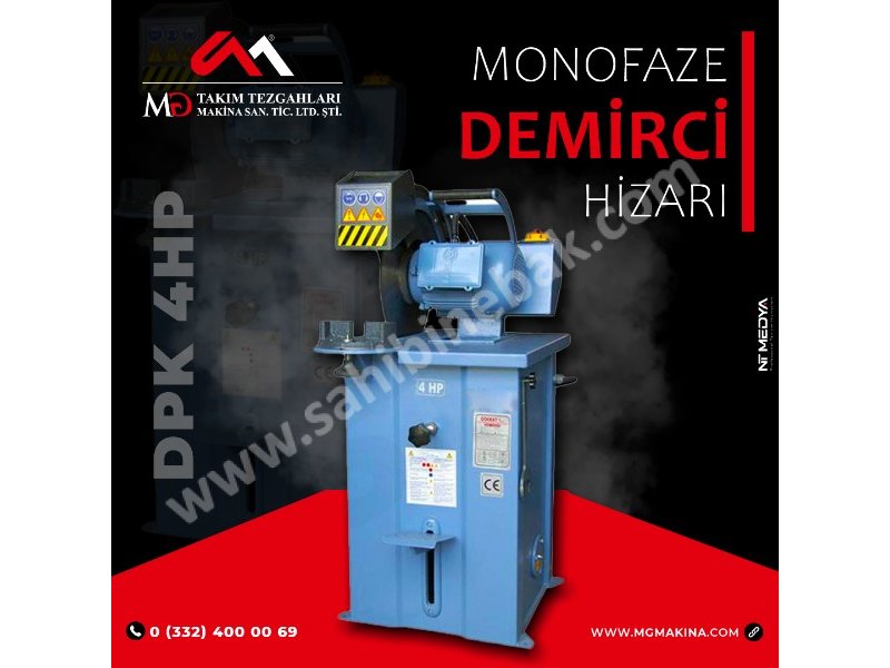 DPK-4HP Monofaze Demirci Hizarı - Iron And Profile Shearing Machine