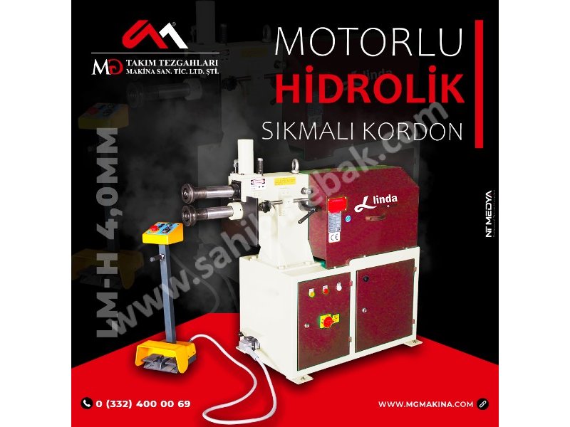 LM-H 4,0mm Motorlu Hidrolik Sıkmalı  Kordon  -Hydraulic Motorized Cord