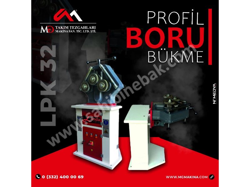 LPK 32 Profil ve Boru Bükme Makinası Profile and Pipe Bending