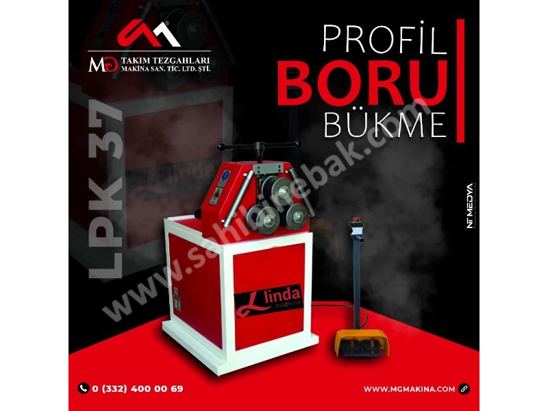 LPK 37 Profil ve Boru Bükme Makinası Profile and Pipe Bending