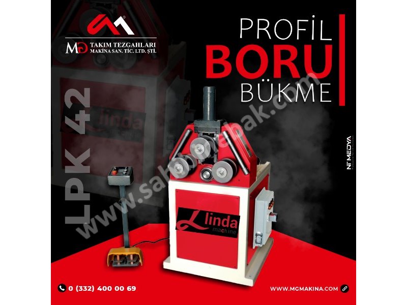 LPK 42 Profil ve Boru Bükme Makinası Profile and Pipe Bending