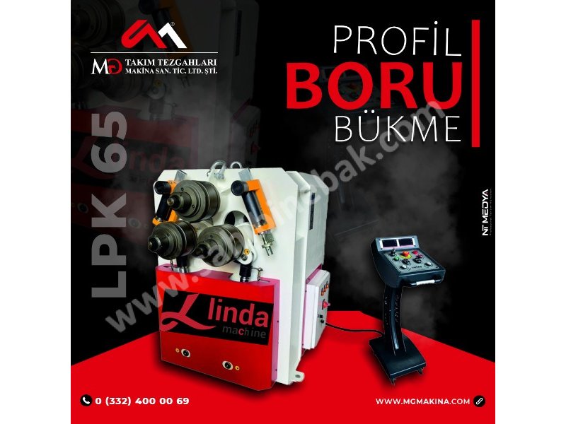 LPK 65 Profil ve Boru Bükme Makinası Profile and Pipe Bending