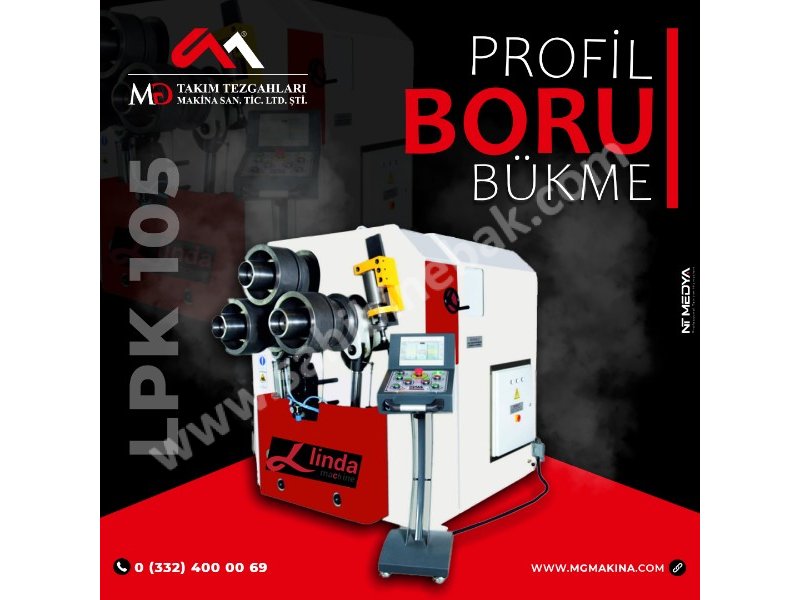 LPK 105 Profil ve Boru Bükme Makinası Profile and Pipe Bending