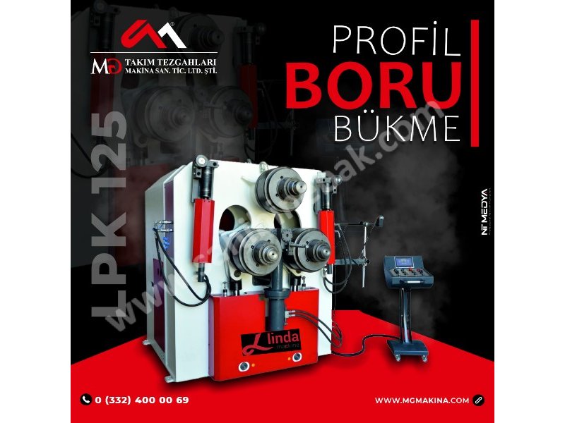 LPK 125 Profil ve Boru Bükme Makinası Profile and Pipe Bending