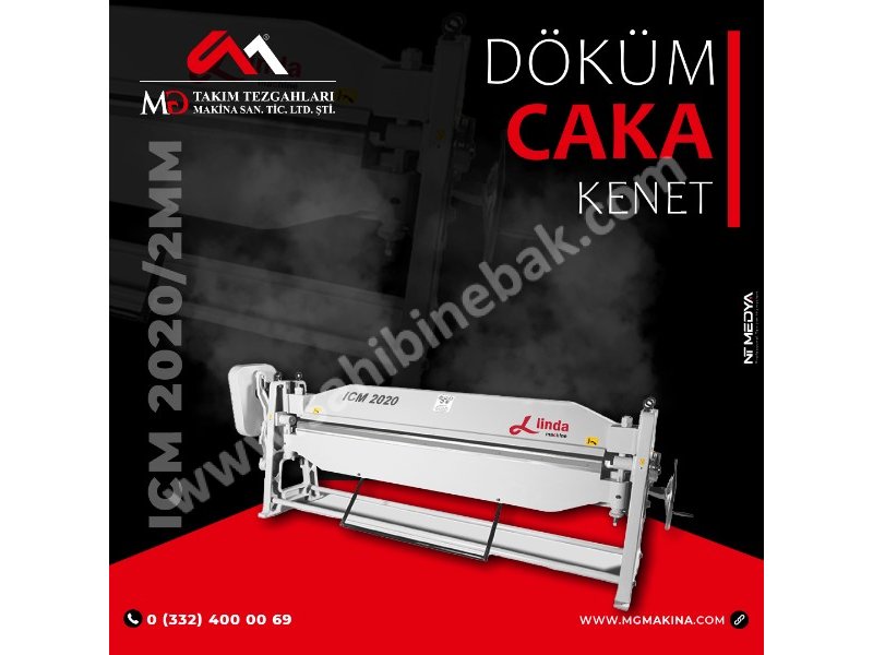 ICM 2020 x 2,00 mm Döküm Caka Kenet - Folding Machines