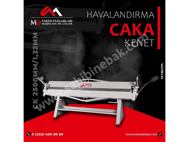 CK 2500 x 1,2mm Havalandırma Caka Kenet - Folding Machines