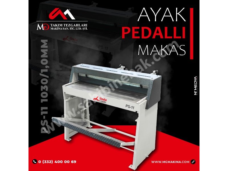 PS-11 1030×1,0mm Ayak Pedallı Makas - guillotine shear