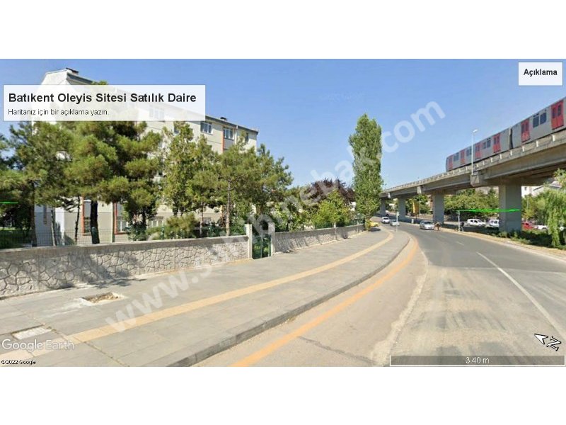 BATIKENT İLK YERLEŞİM OLEYİS SİTESİ SATILIK 3. KAT 3+1 DAİRE 115 M2