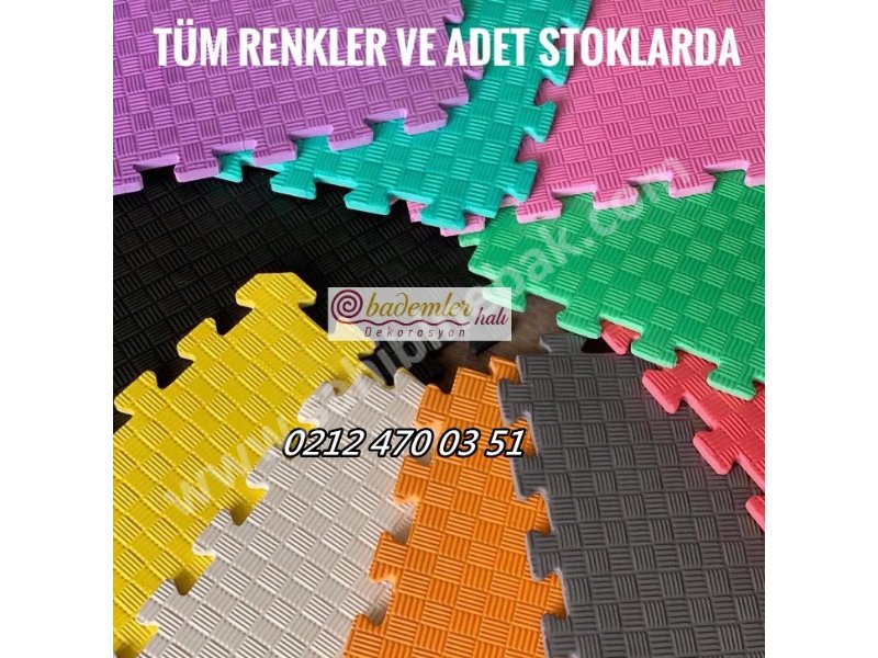 ÇOCUK & BEBEK OYUN ALANI YUMUŞAK TATAMİ MİNDER EVA MİNDER 100x100 13mm