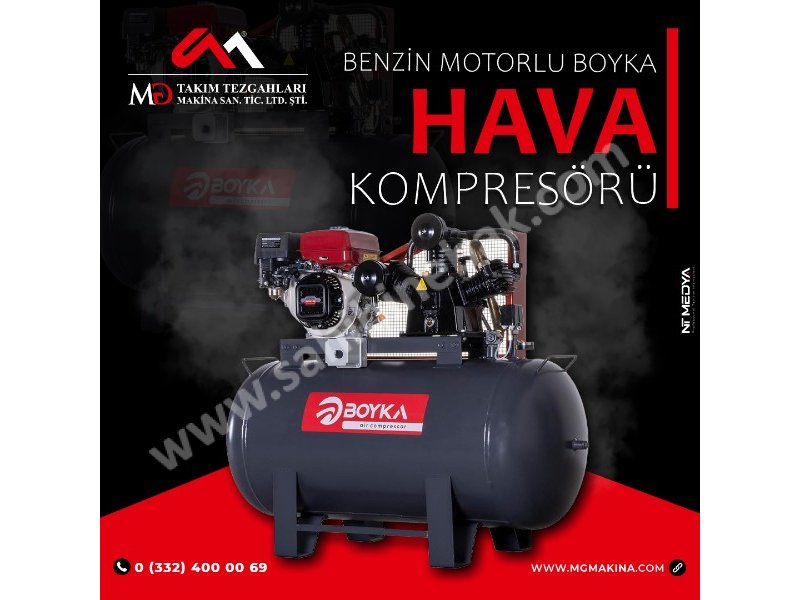 BENZİN MOTORLU HAVA KOMPRESÖRÜ ( BOYKA)