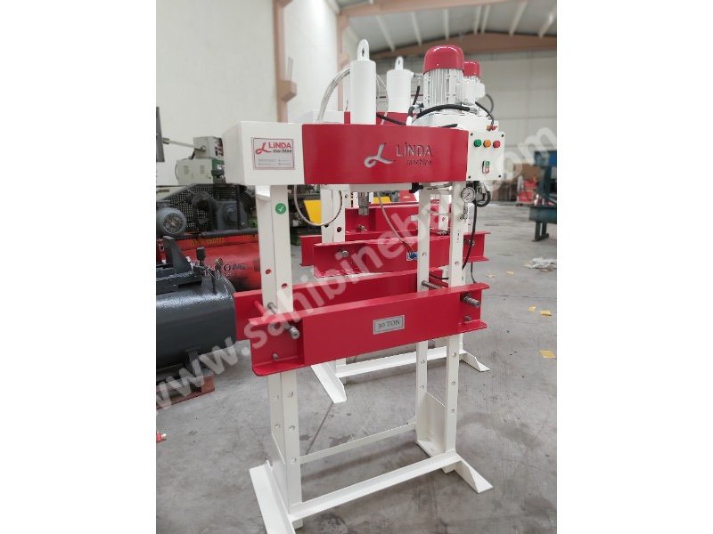 30 Ton Kollu Motorlu Linda Machine Hidrolik Atölye Presi