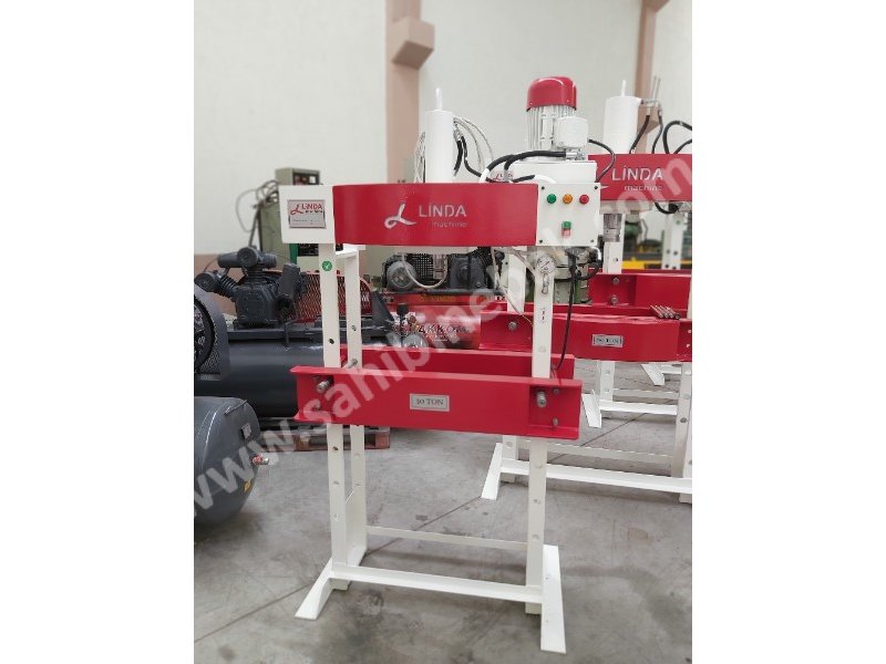 30 Ton Kollu Motorlu Linda Machine Hidrolik Atölye Presi