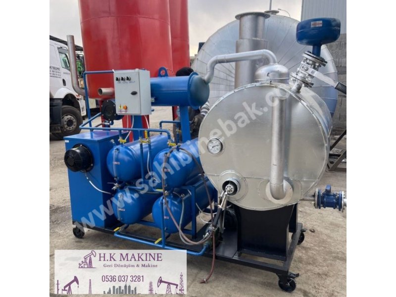 Waste oil distillation