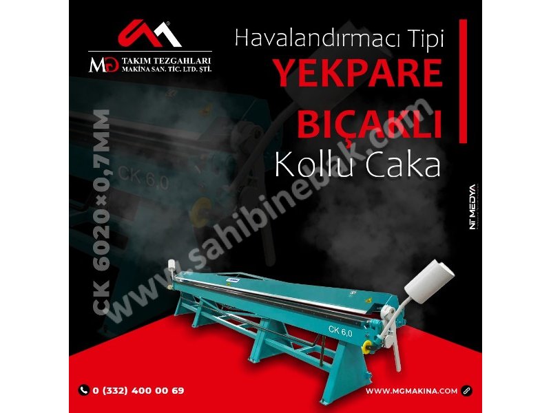 CK 6020×0,7mm Havalandırmacı Tipi Yekpare Bıçaklı Kollu Caka