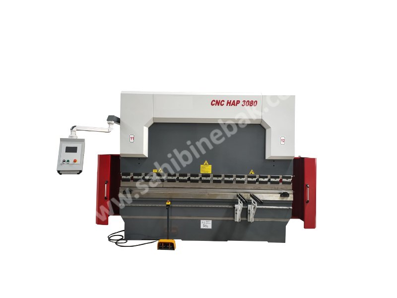 CNC 3100 x 80 Ton 3 Eksen Motorlu Bombeleme Hidrolik Abkant Pres  ( sıfır )