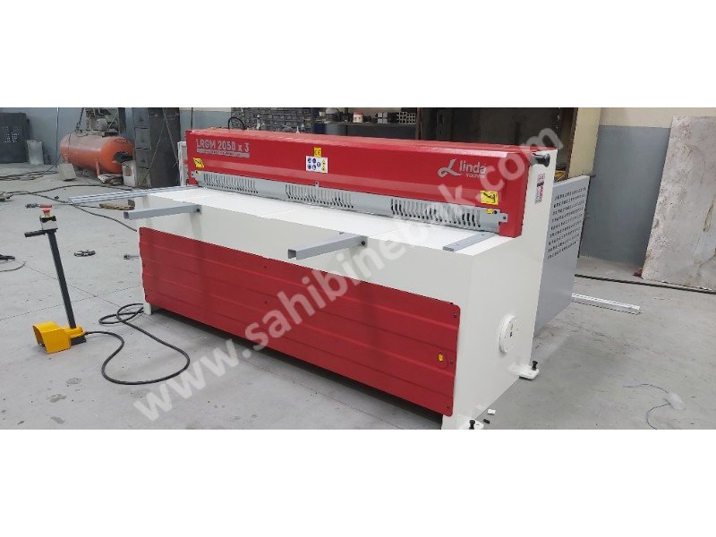 LRGM 2050 x 3mm Linda Machine Rediktörlü Giyotin Makas - Guillotine Machines