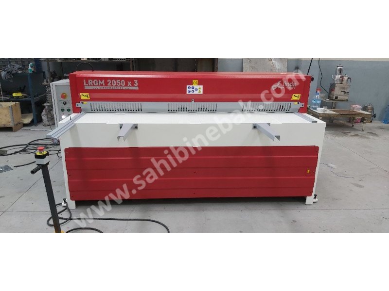 LRGM 2050 x 3mm Linda Machine Rediktörlü Giyotin Makas - Guillotine Machines